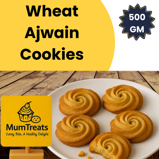 Wheat Ajwain Cookies - 500 GM