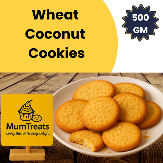 Wheat Coconut Cookies - 500 GM