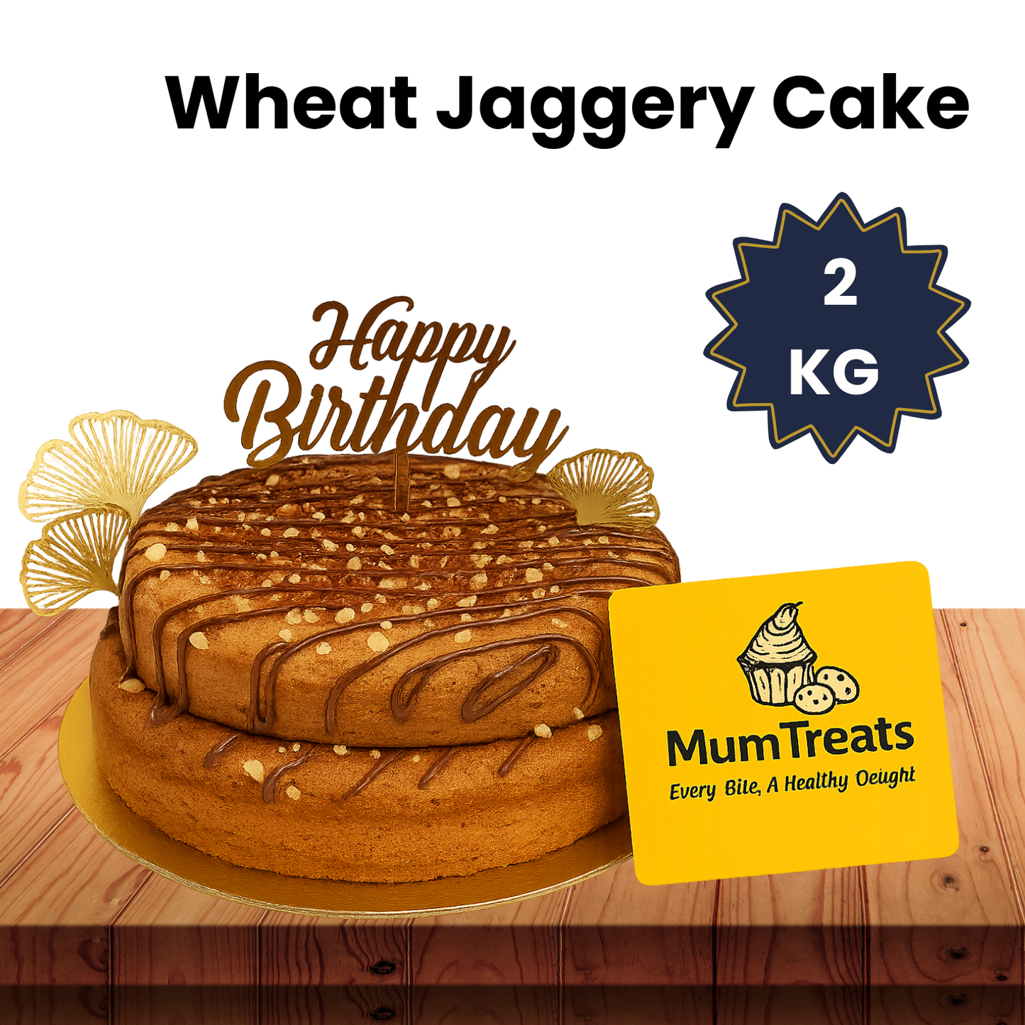 Vanilla Wheat Jaggery Cake - 2 KG