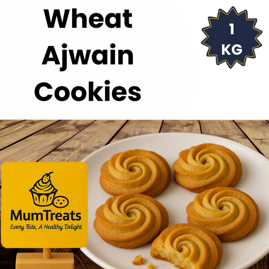 Wheat Ajwain Cookies - 1 kg