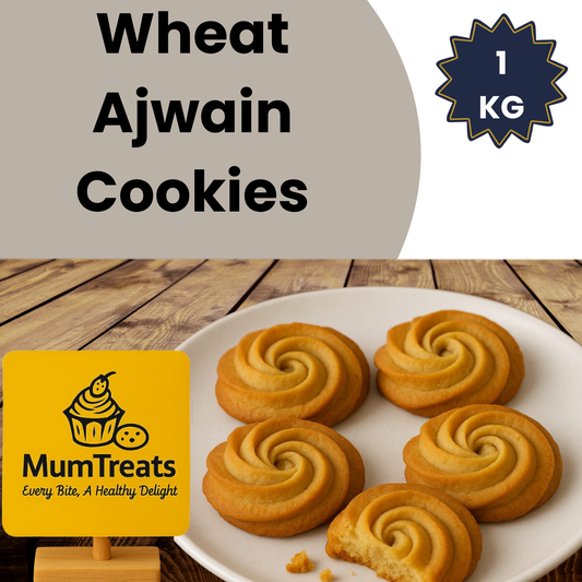 Wheat Ajwain  Wheat Cookies - 1 kg