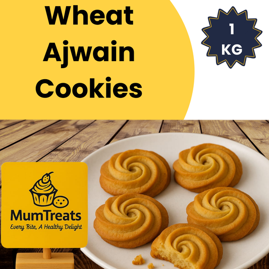 Wheat Ajwain  Wheat Cookies - 1 kg