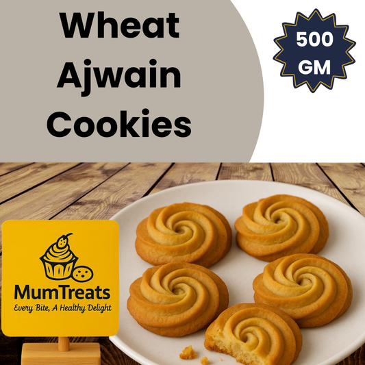Wheat Ajwain Cookies - 500 GM