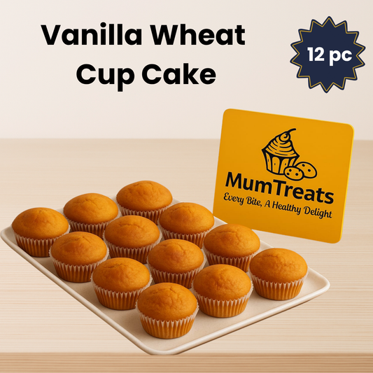 Vanilla Wheat Cup Cake - 12 pcs