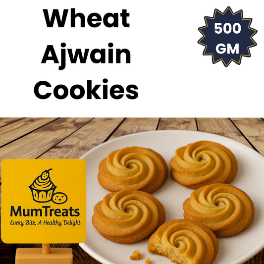 Wheat Ajwain Cookies - 500 GM