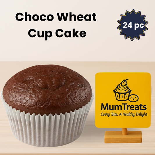 Choco Wheat Cup Cake - 24 pcs