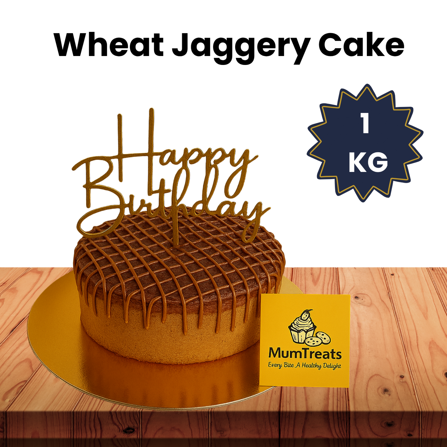 Vanilla Wheat Jaggery Cake - 1 KG